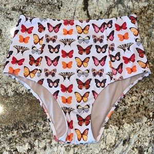 KORTNI JEANE women’s size M swimsuit, bottom, butterflies